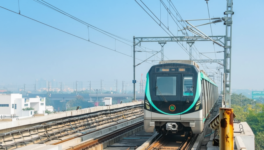 Greater Noida West Metro route